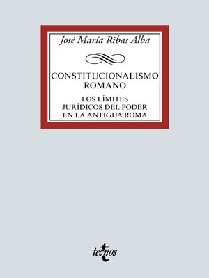 cover image of Constitucionalismo romano